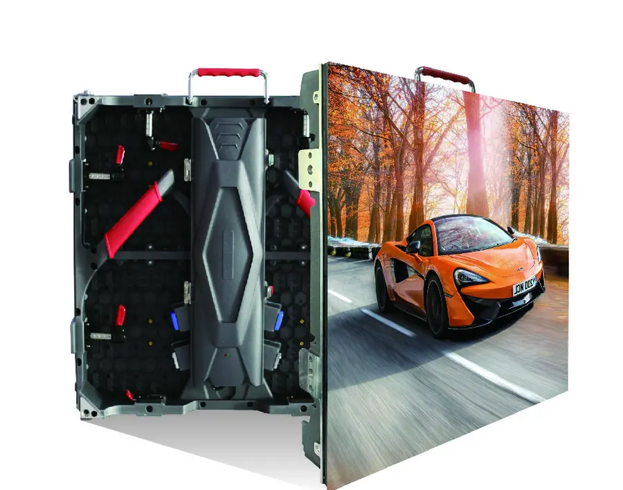 Outdoor rental LED display screen cabinet